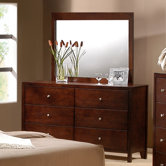 Dalton 6 Drawer Dresser and Mirror Set