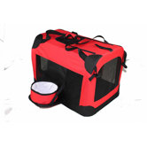 Deluxe 360&deg; Vista View Pet Carrier in Red
