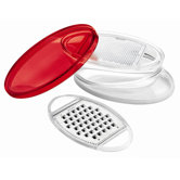 Latina 8" x 5" Multi Blade Grater in Red