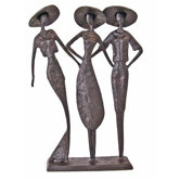 Vogue Lady Trio in Cast Aluminum