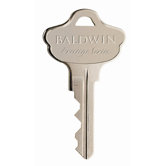 Prestige Blank Key Control Deadbolt Key in Brass