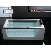 59" x 32" x 25.5" Free Standing Whirlpool Bath Tub