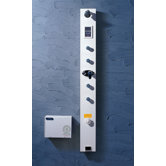 Lucite Acrylic Thermostatic Shower Panel with Steam Generator