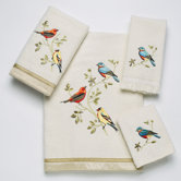 Gilded Birds 4 Piece Towel Set
