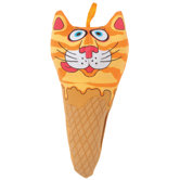 Doggy Hoots Snackler Kitty Cone Dog Toy