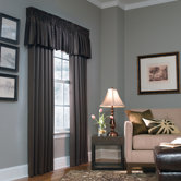 Cameron Drapes and Valance Set in Chocolate