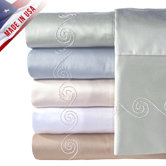 Supreme Sateen 300 Thread Count Swirl Sheet Set