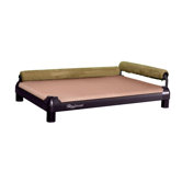 SnoozeLounge Dog Bed with a Black Anodized Frame