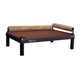 SnoozeLounge Dog Bed with Long Legs and a Black Anodized Frame