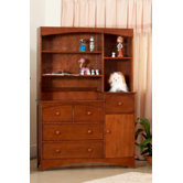 Seattle 3 Drawer Combo and Hutch Set