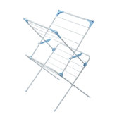 Two Tier Duo Concertina Indoor Drying Rack in White