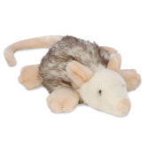 Furry Flatties Oppie the Oppossum Dog Toy