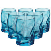Sorgente Water Glasses in Sky Blue - Set of 6