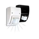 IS 2160 Wall PIR Sensor in Black