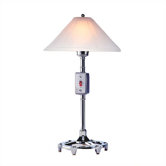 Leviton Dimmer Glass Shade Chrome Finish
