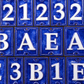Ceramic Letter Tiles