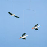 Danish Lucky Storks Mobile