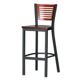 Melissa Anne Custom Back Barstool (24" - 36" Seats)