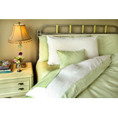Duvet Cover Collection in Sage and White