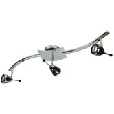 Mir Three Light Track Light in Chrome