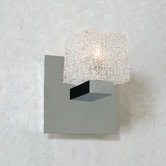 Rain One Light Wall Sconces in Chrome