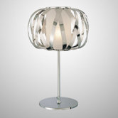 Equate One Light Portable Table Lamp in Chrome