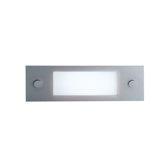 In Wall Eight Light Recessed in Platinum