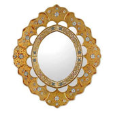 'Sweet Flower Majesty' Mirror