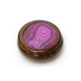 Rose Cedar and Agate Jewelry Box