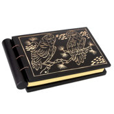 Lovebirds Wood Notebook