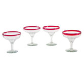 Javier and Efren Afternoon Margarita Glass (Set of 4)