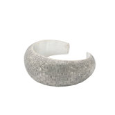 The Achara Artisan Sterling Silver Woven Illusion Cuff Bracelet