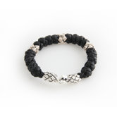 The Henry Anthony Sanny Artisan Leather Eagle Warrior Men's Braided Bracelet