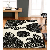 Elegance Ambrosia Ivory/Black Rug
