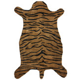 Safari Tiger Brown Rug