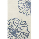 Gradient Floralina Ivory/Blue Rug