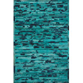 Hudson Chevron Turquoise Rug