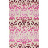 Pop Lanterns Ikat Dragon Fruit Rug