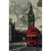 Sovereign Grey London Bus Novelty Rug