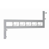 Garderobenleiste "Tampa" in Aluminium / Chrom