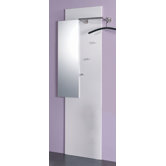 Wandgarderobe "PAXI" in Wei&szlig; hochglanz