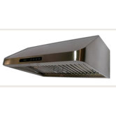 Stainless Steel 30" x 22" Under Cabinet Mount Range Hood with Adjustable Airflow