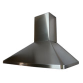 Stainless Steel 36" x 22" Under Cabinet Mount Range Hood with Adjustable Airflow