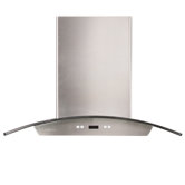 Stainless Steel 36" x 20" Wall Mount Range Hood with 900 CFM
