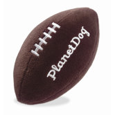 Squeaky Plush Football Dog Toy