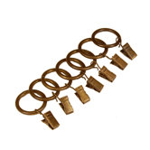 Heavy Duty Clip Rings in Antique Gold (Set of 7)