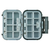 Blue Ribbon Fly Box with Fifteen Compartments