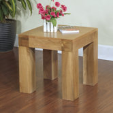 Rustic Oak Blonde Lamp Table