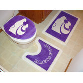 Kansas State Wildcats 3 Piece Bath Rugs