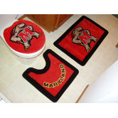 Maryland Terrapins 3 Piece Bath Rugs